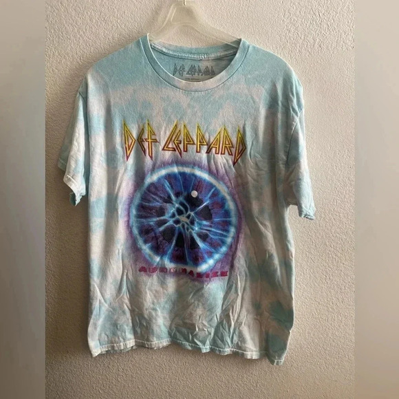 💥Def Leppard Adrenalize Tie-Dye Tee L - Picture 2 of 7